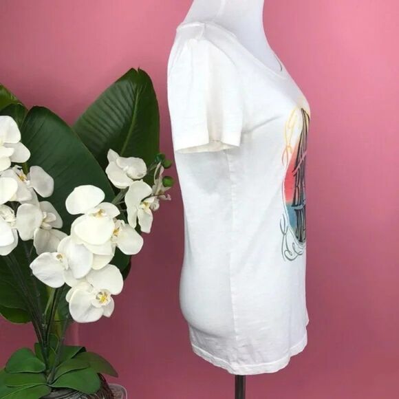 Lucky Brand Classic White Logo Tee Shirt - Picture 6 of 9